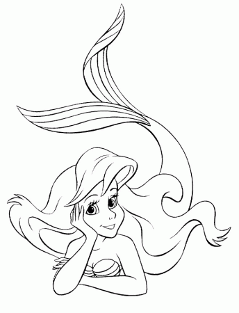 Baby Mermaid Coloring Pages | Coloring Pages For Child | Kids 