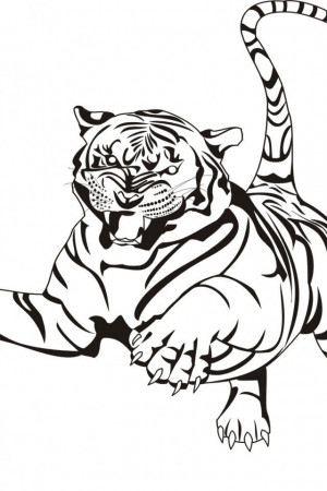 Bengal Tiger Coloring Pages | download free printable coloring pages