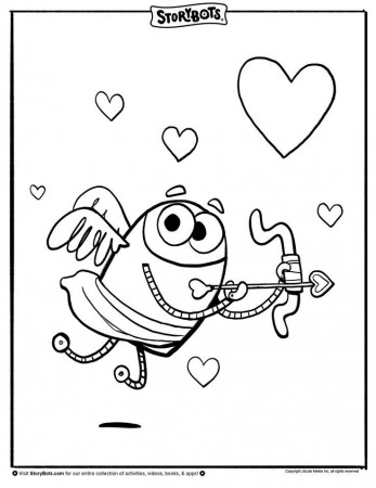 Pin by StoryBots on Valentine's Day Activity Sheets