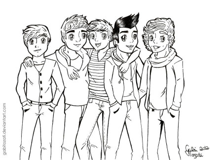 One Direction Coloring Pages 258 | Free Printable Coloring Pages