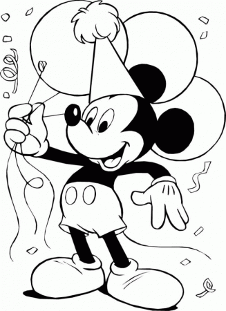 Free Printable Mickey Mouse Coloring Pages For Kids Minnie And 
