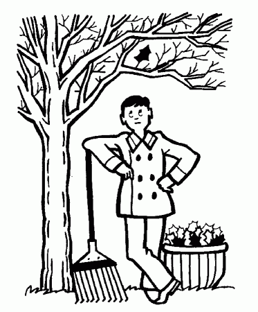 Autumn Season Coloring Pages | Coloring