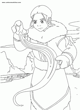 Avatar Coloring Pages The Last Airbender