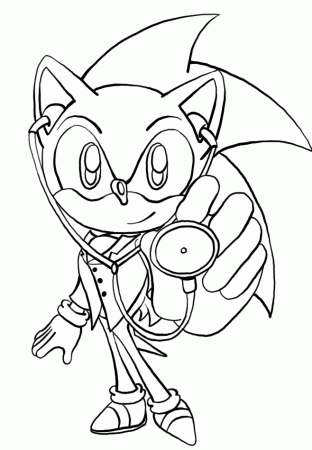 printable sonic the hedgehog coloring pages for kids