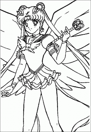 Beautiful Sailor Moon Coloring Pages | download free printable 