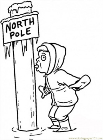 South Pole Coloring Sheets