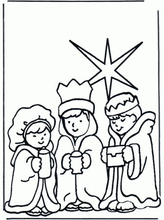 Jesus Nativity Coloring Pages