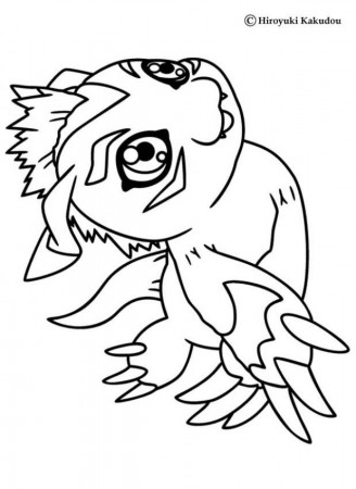 Digimon Coloring Pages To Print Out