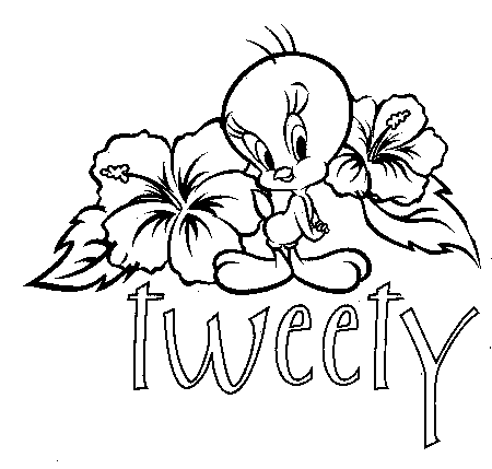 Coloring Pages Of Tweety Brid - Free Printable Coloring Pages 