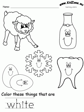 colors recognition practice worksheet | colors and shapes