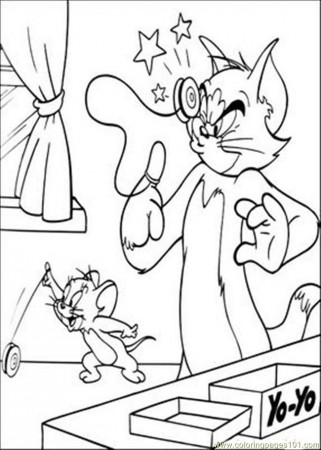 Coloring Pages Tom Jerry 34 (Cartoons > Tom and Jerry) - free 
