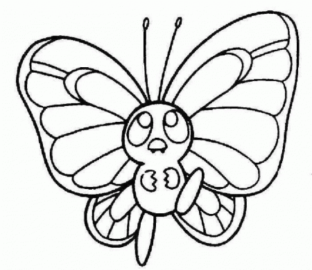 Butterflies | Free Printable Coloring Pages – Coloringpagesfun.com 
