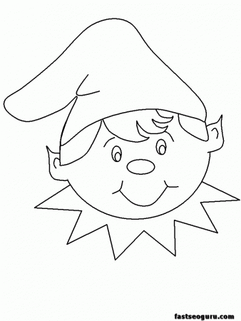 Elf Coloring Pages For Kids - Free Printable Coloring Pages | Free 