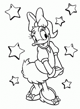 Duckling Coloring Page For Kids | 99coloring.com