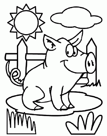 Coloring Pages Of Pigs | Best Coloring Pages