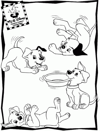 101 dalmatians Colouring Pages (page 2)