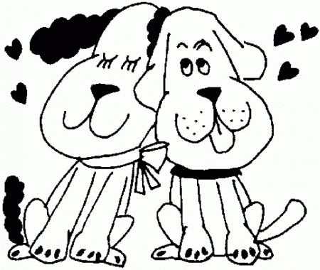 Cute Puppy Coloring Pages | Coloring pages wallpaper