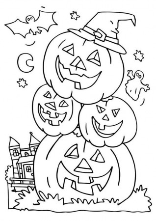 Free Coloring Pages of halloween | Coloring Pages