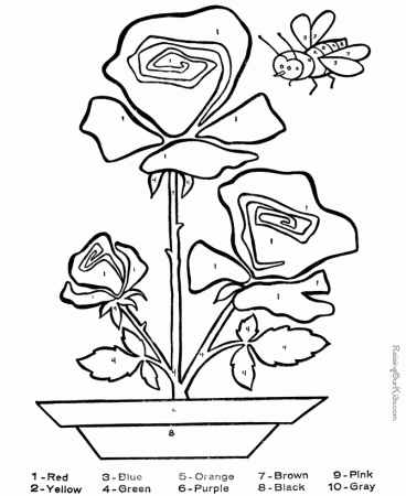 Rose Coloring Page 027