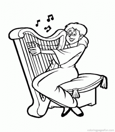 Musical Instruments | Free Printable Coloring Pages 