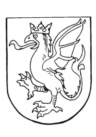 Coloring page coat of arms - img 9082.