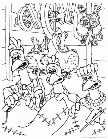 Chicken Run Coloring Pages 30 | Free Printable Coloring Pages 