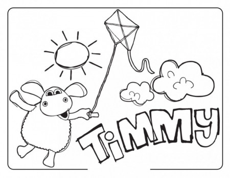 Happy Shaun The Sheep Coloring Pages Kids Colouring Pages 293595 