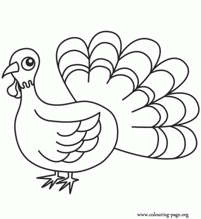ton turkey Colouring Pages