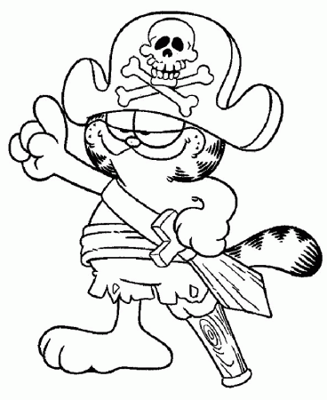 Garfield Coloring Pages 5 | Free Printable Coloring Pages 