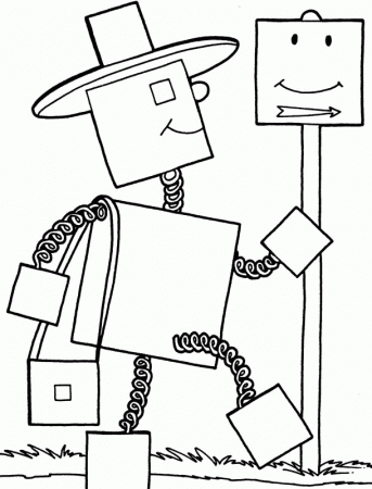 robot boy Colouring Pages (page 2)