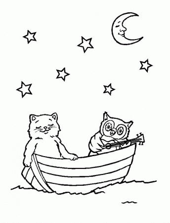 Coloring pages boats and sailboats - picture 6