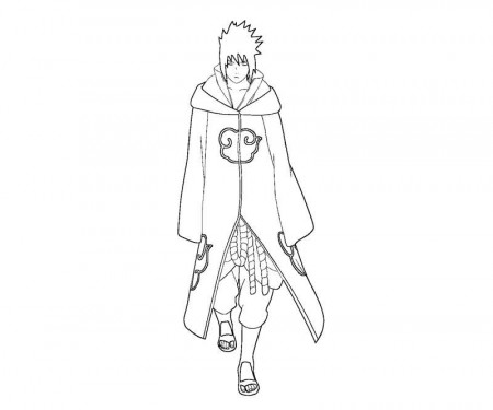 Sasuke Uchiha 13 Coloring | Crafty Teenager