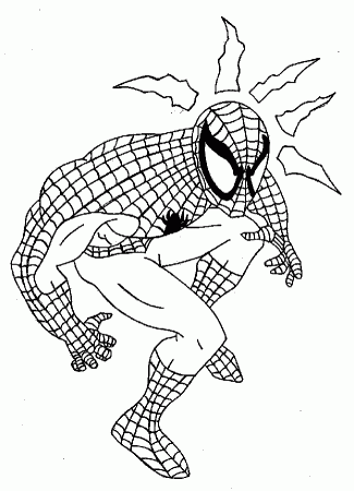 Coloring Spiderman Pages 366 | Free Printable Coloring Pages
