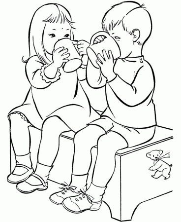 colorwithfun.com - Friendship Coloring Pages Free Printable Kids