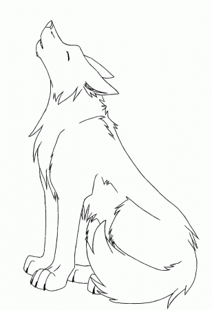 Wolf lineart request . kazuma by Ruehara on deviantART