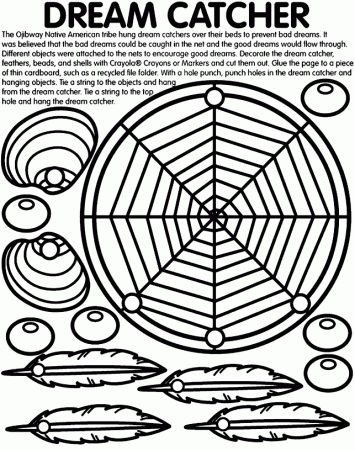 Dream Catcher Coloring Pages 135 | Free Printable Coloring Pages