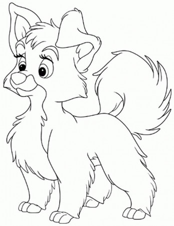 disney puppies Colouring Pages