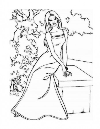 Barbie | .{coloring pages}.