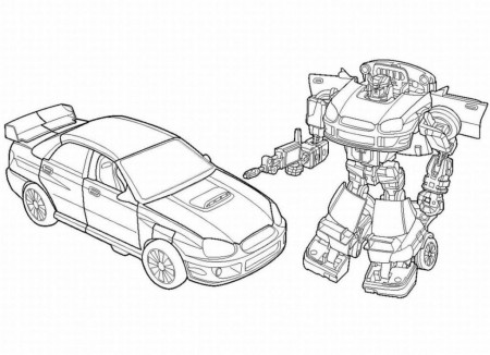 Transformer Coloring Page - Coloring For KidsColoring For Kids