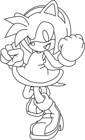 DeviantART More Like Coloring Book AMY By Sonic 245542 Amy Rose 