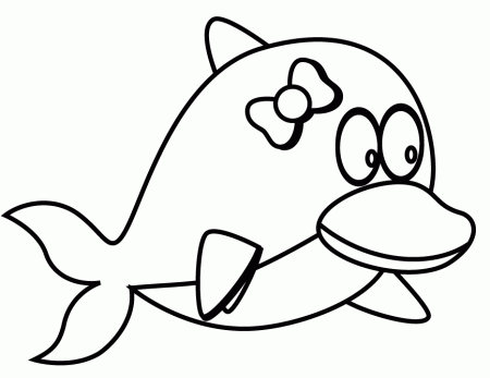 Baby Dolphin Coloring Pages | Clipart Panda - Free Clipart Images