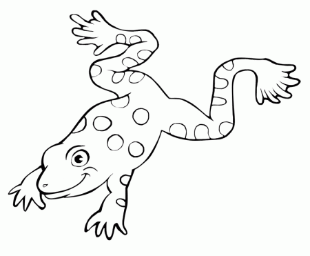 frog coloring pages free printable | Coloring Picture HD For Kids 