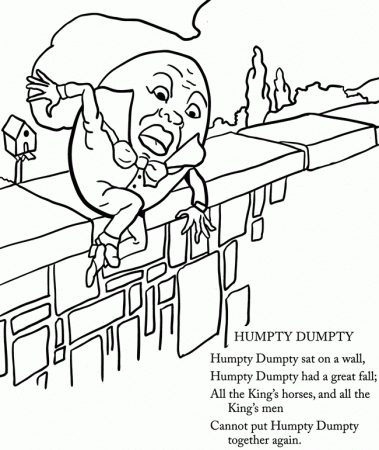Humpty Dumpty Nursery Rhyme Images & Pictures - Becuo