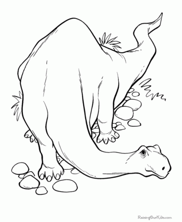 Dinosaurs Printable Coloring Pages : Coloring Book Area Best 