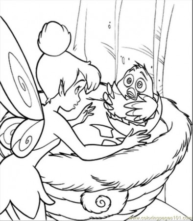 Coloring Pages Tinkerbell Coloring Pages11 (Cartoons > Tinkerbell 