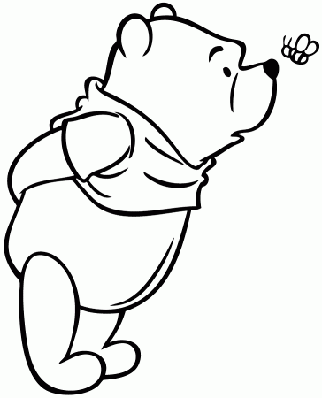 popular character coloring activity winnie the pooh touch noses 