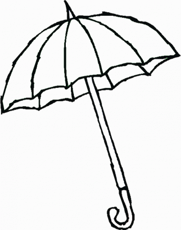 Umbrella Coloring Pages For Kids 7 | Free Printable Coloring Pages