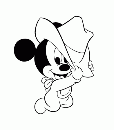 Picture of mickey mouse to color | coloring pages for kids 