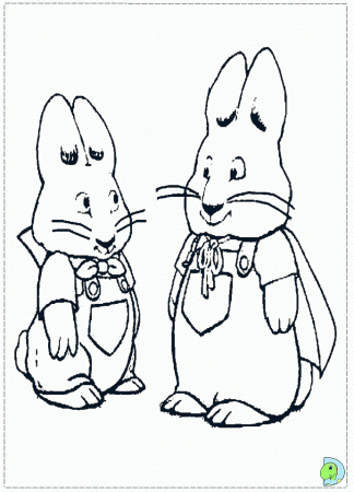 Max and Ruby Coloring page