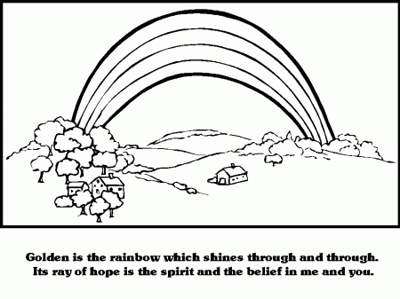 Rainbows Rainbow5 Bible Coloring Pages & Coloring Book